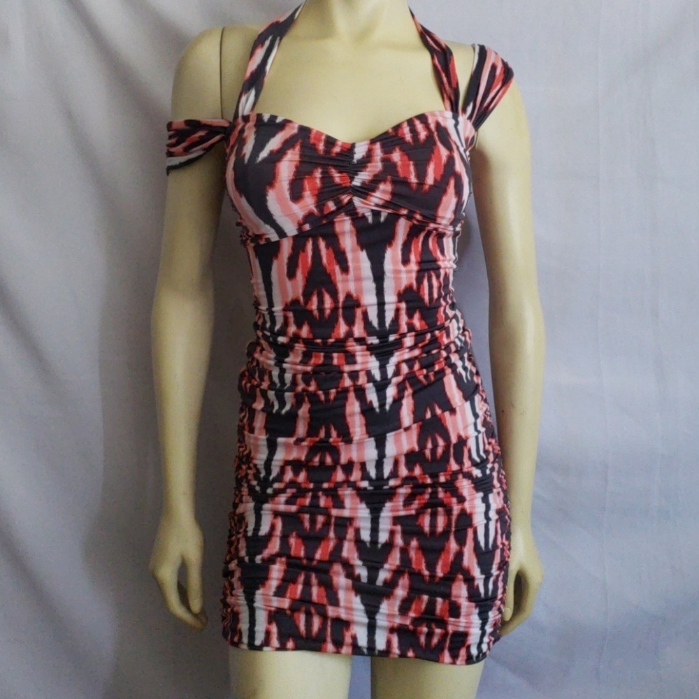 GUESS NEW MINI ORANGE DRESS SZ S - Picture 7 of 8